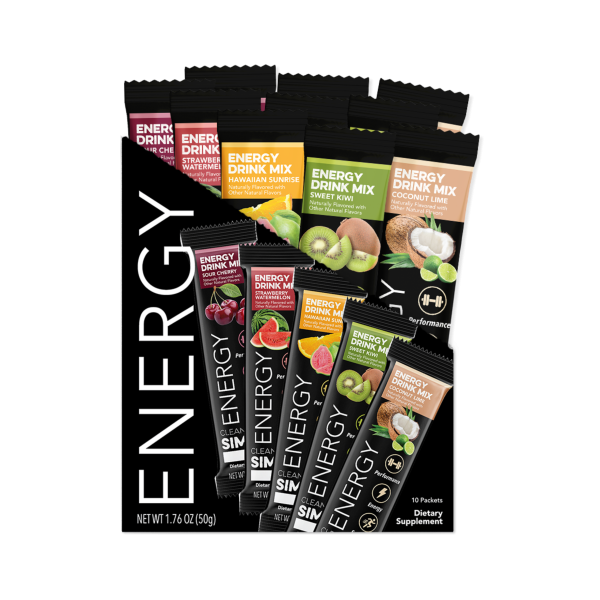 Clean Simple Eats Energy Variety Pack (10 Single Serving Stick Packs)