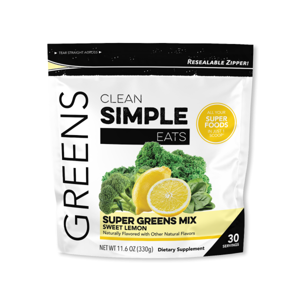 Clean Simple Eats Greens: Sweet Lemon Super Greens Mix