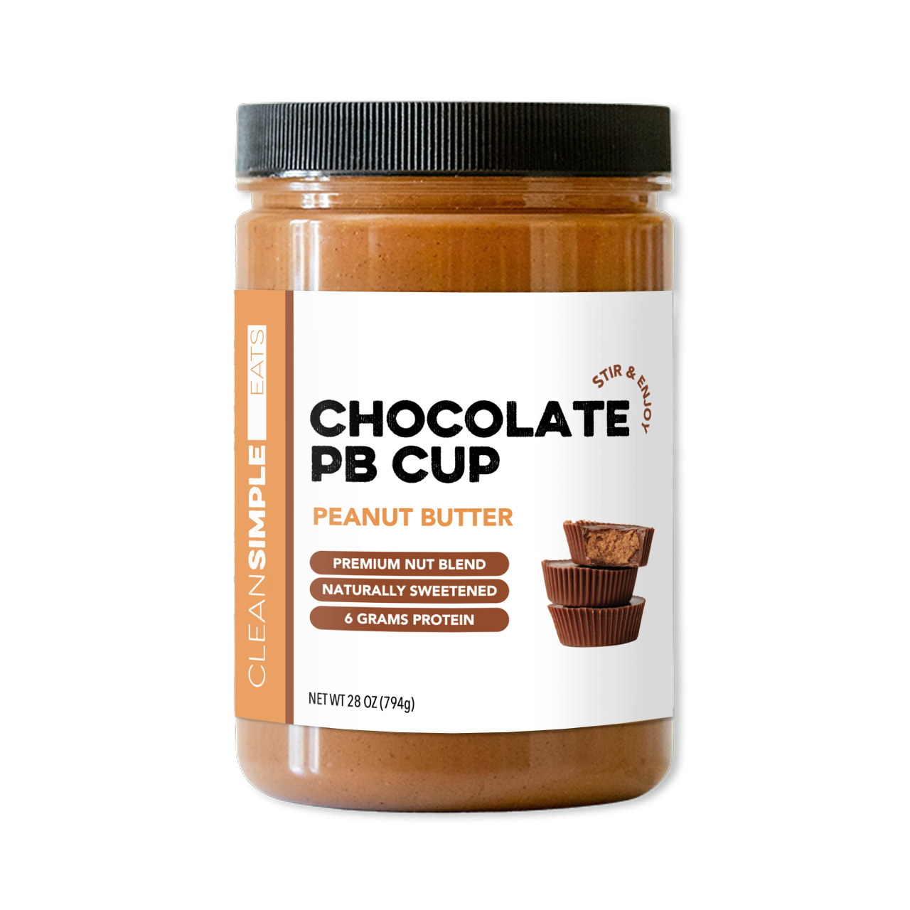 Clean Simple Eats Chocolate PB Cup Nut Butter (28 ounce)