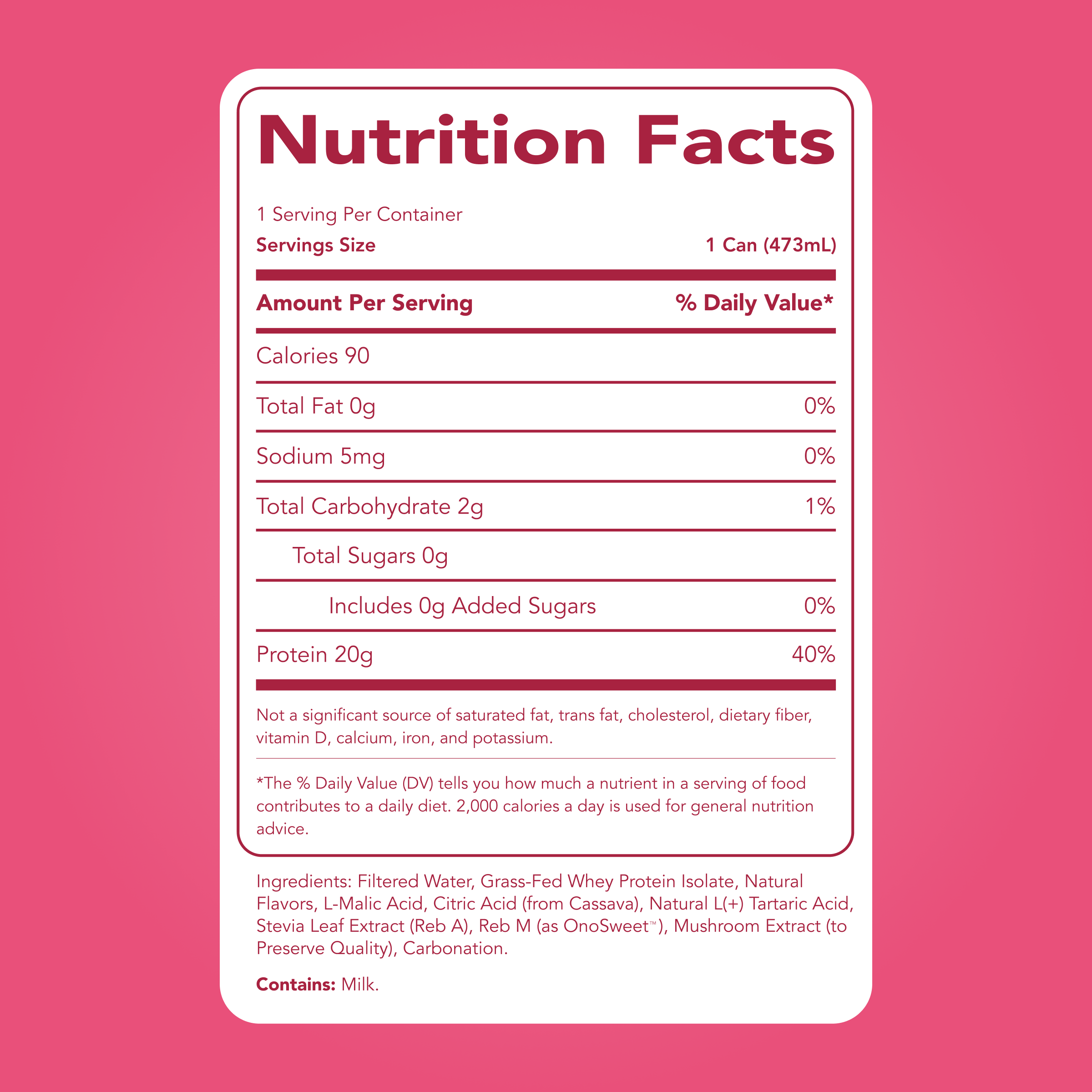 Clean Simple Eats Clear Protein Soda: Cherry Lime (12 Pack) - Image 6