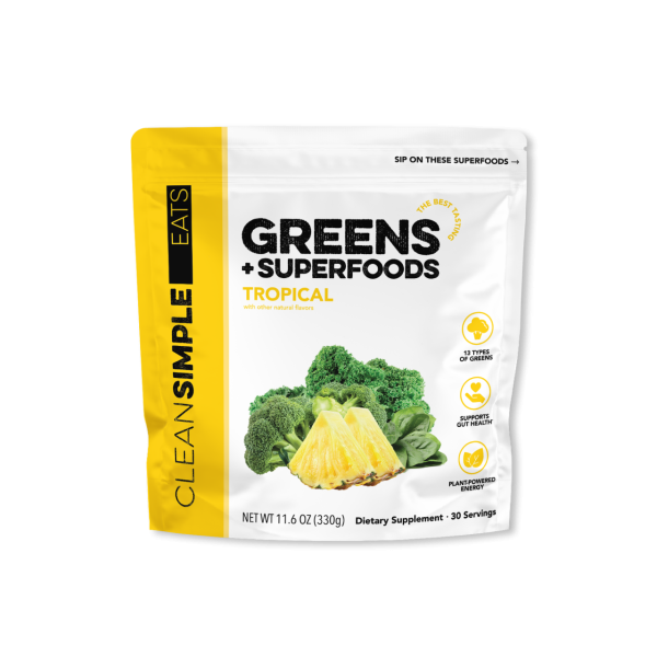 Clean Simple Eats Greens: Tropical Super Greens Mix
