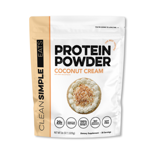 Clean Simple Eats Protein Powder: Coconut Cream (30 Serving Bag)
