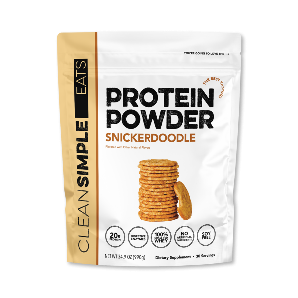 Clean Simple Eats Protein Powder: Snickerdoodle (30 Serving Bag)