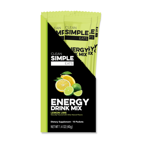 Clean Simple Eats Energy: Lemon Lime Energy (10 Single Serving Stick Packs)