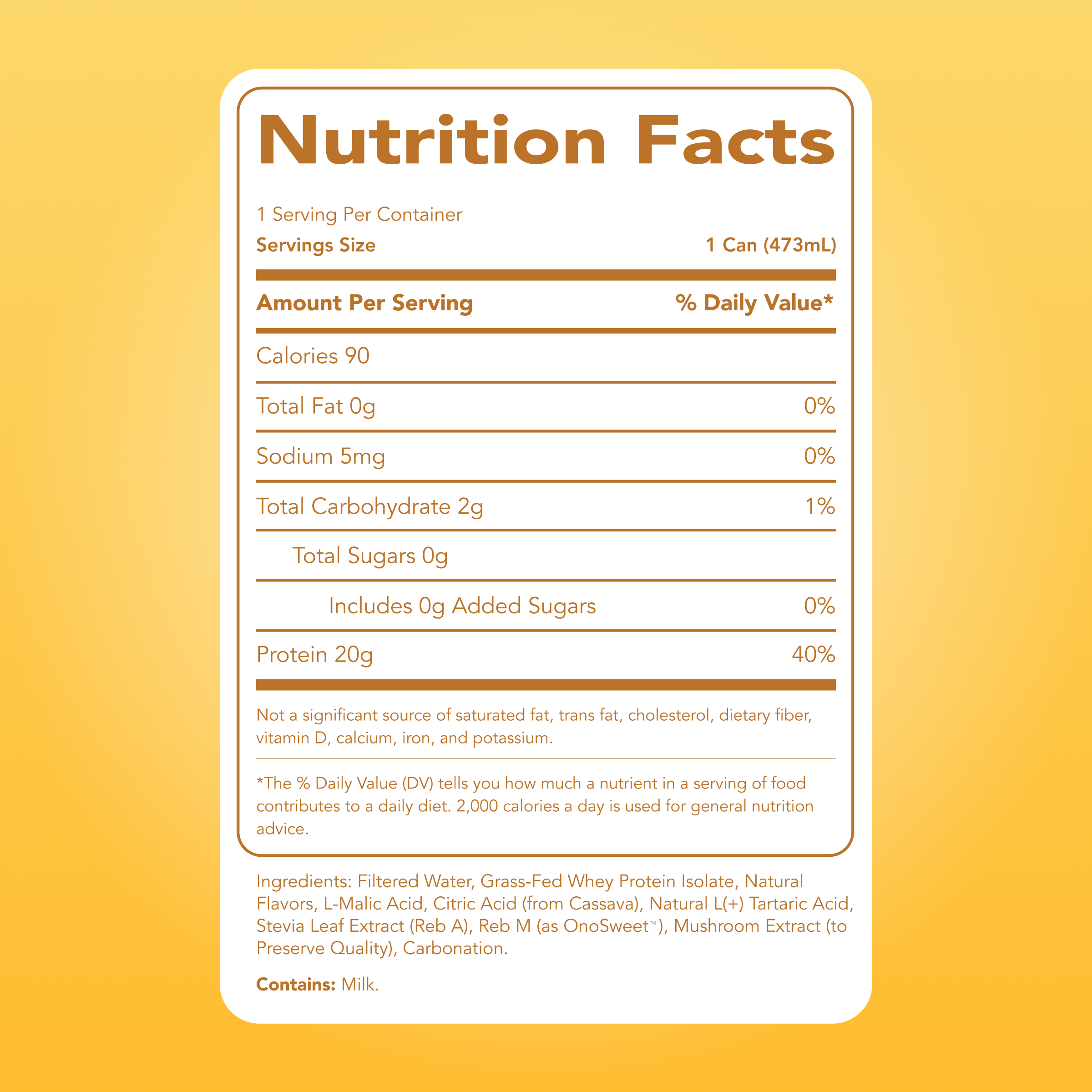 Clean Simple Eats Clear Protein Soda: Frosted Lemonade (12 Pack) - Image 5