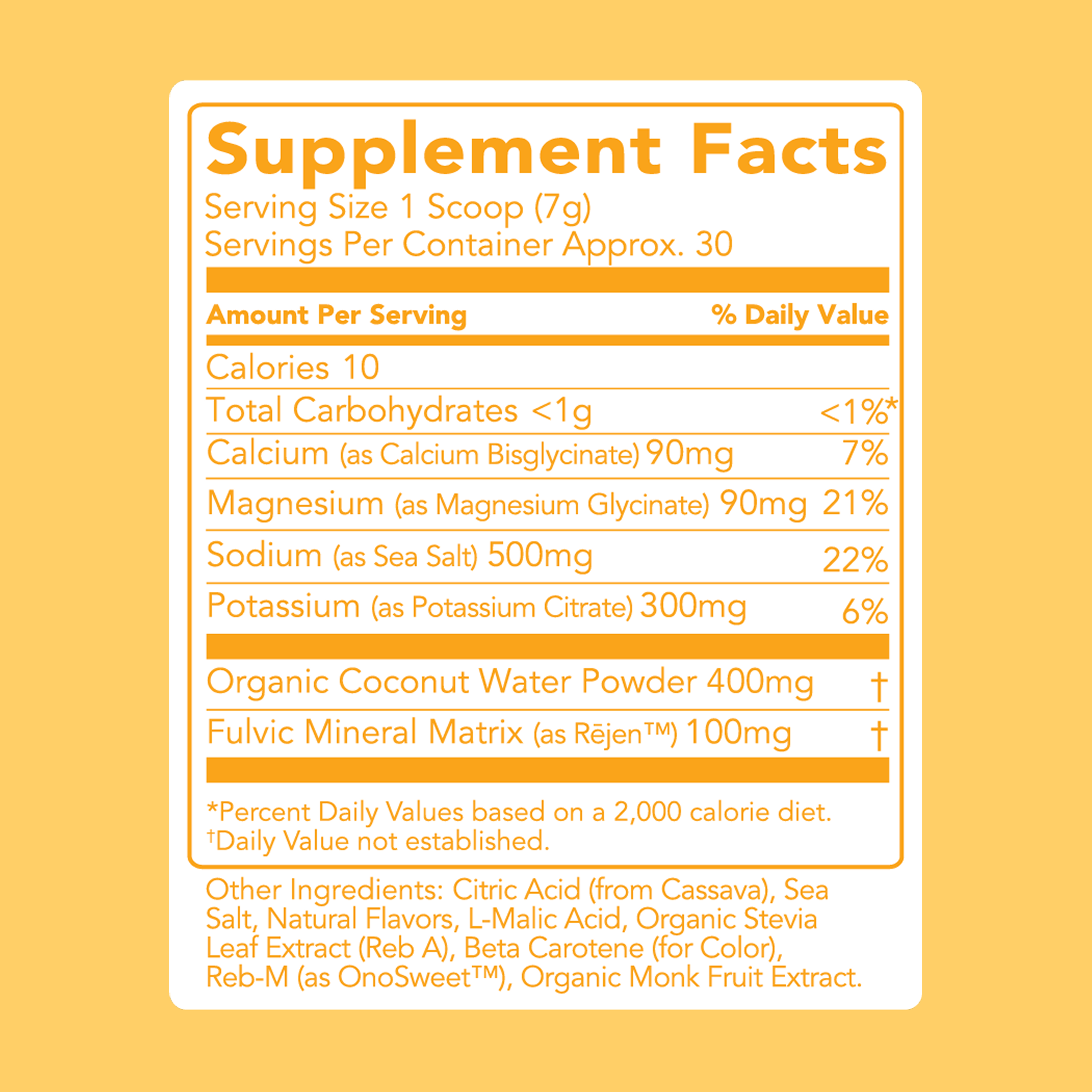 Clean Simple Eats Hydrate + Electrolytes: Hawaiian Sunrise (30 Serving Bag) - Image 3