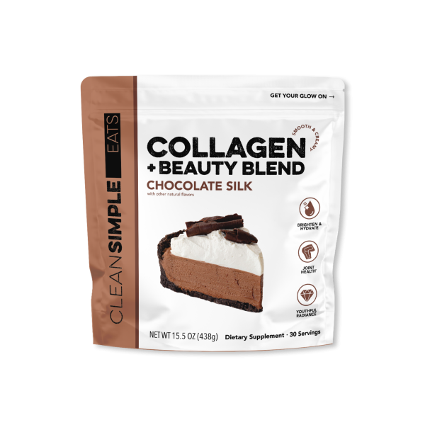 Clean Simple Eats Collagen + Beauty Blend: Chocolate Silk (30 Serving)