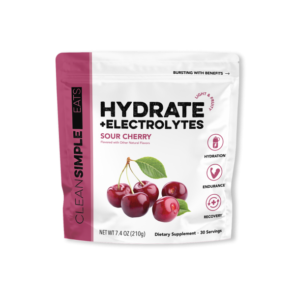 Clean Simple Eats Hydrate + Electrolytes: Sour Cherry (30 Serving Bag)