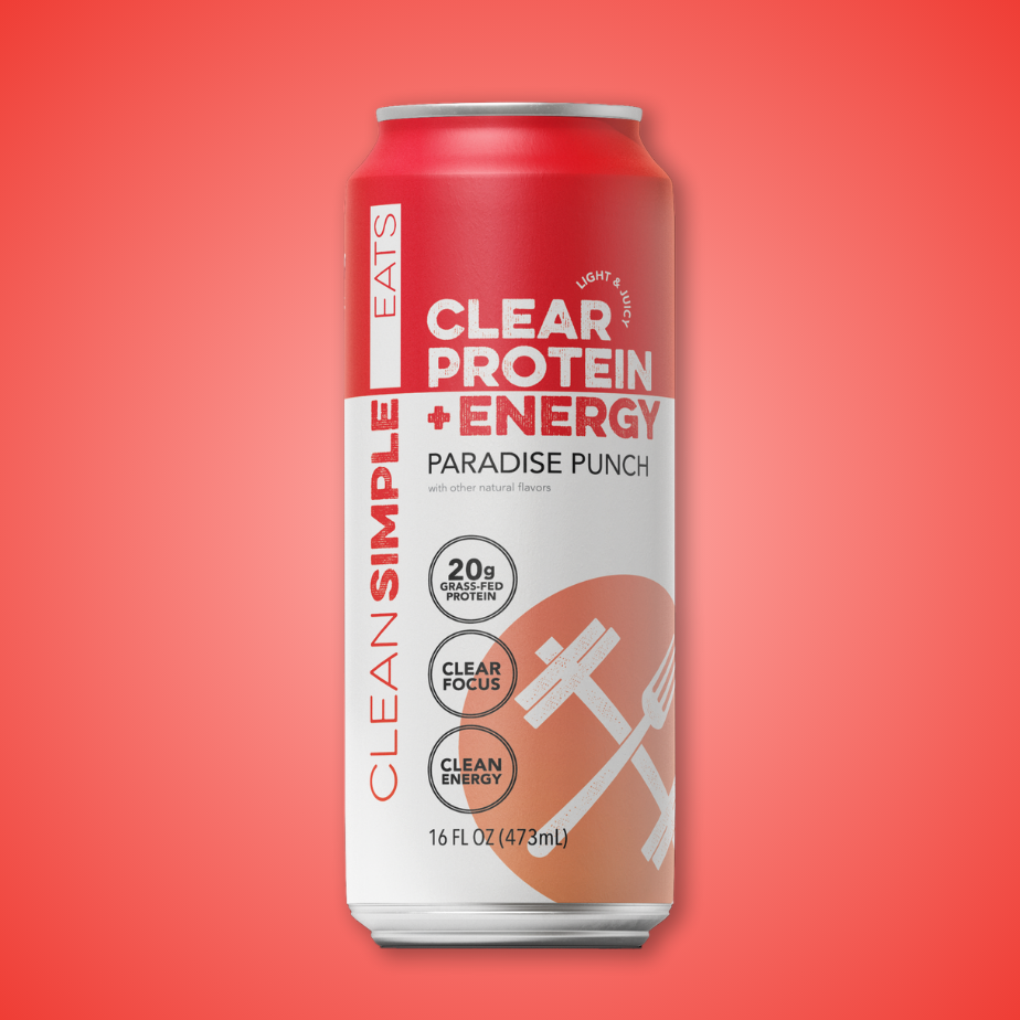 Clean Simple Eats Clear Protein + Energy: Paradise Punch (12 Pack) - Image 3