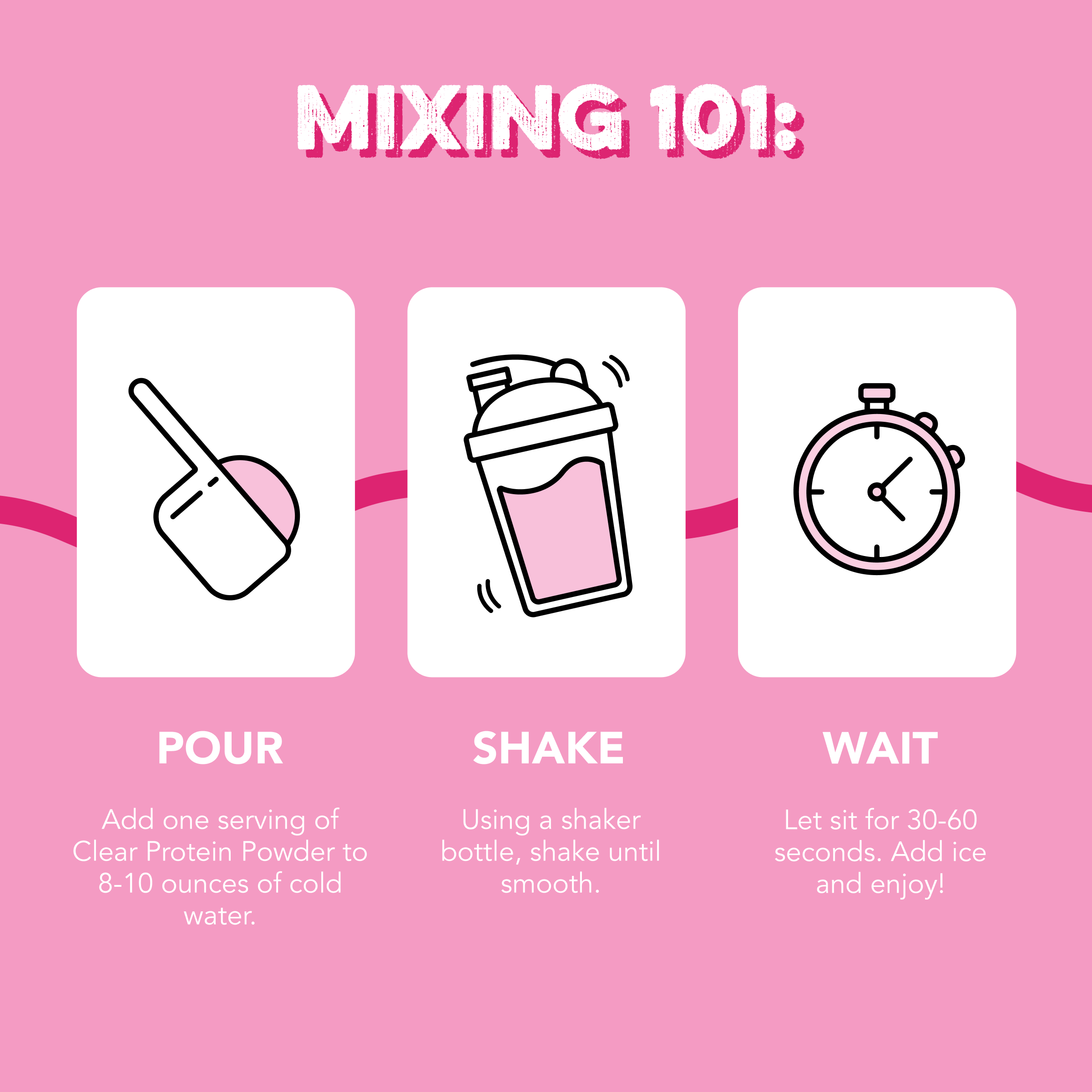 Clean Simple Eats Clear Protein Powder: Pink Burst (20 Serving) - Image 5