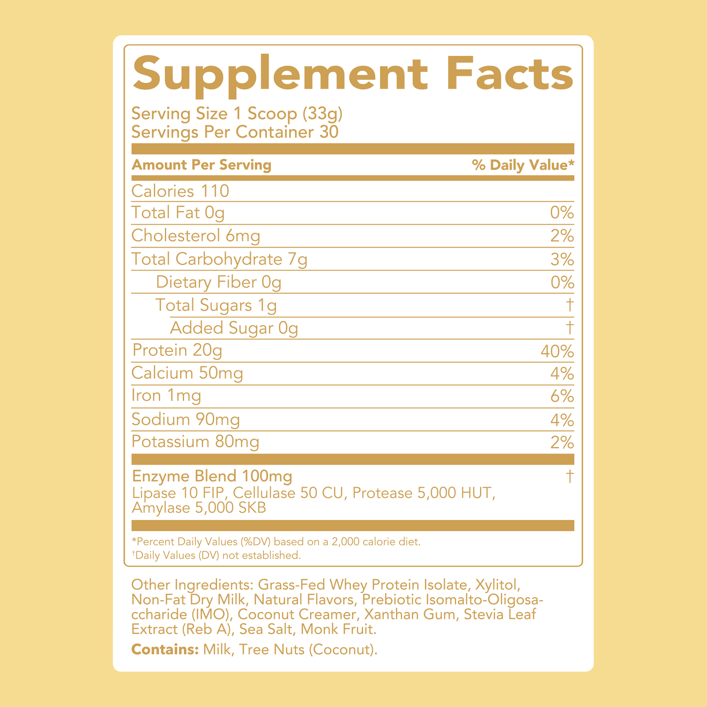 Clean Simple Eats Protein Powder: Simply Vanilla (30 Serving Bag) - Image 3