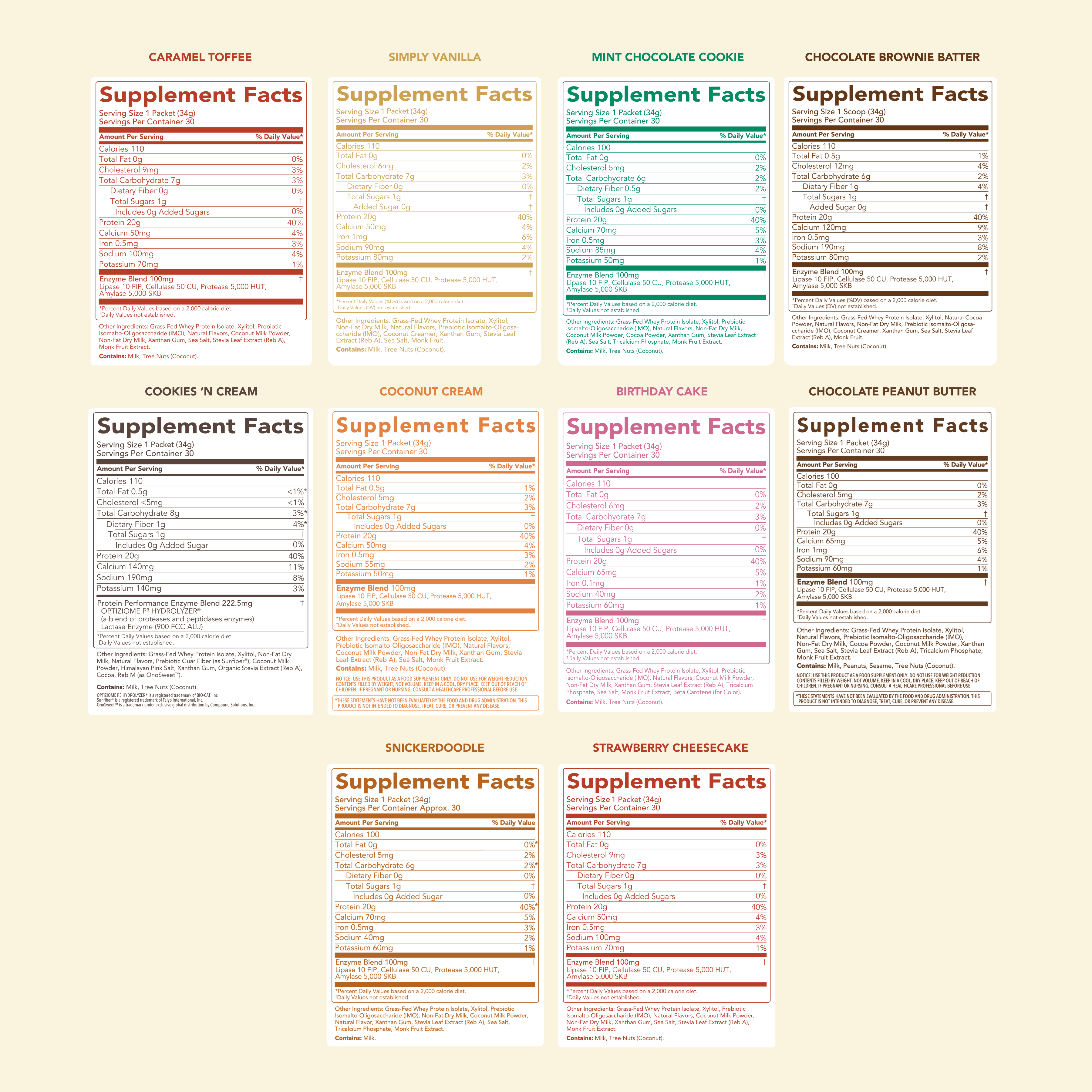 Clean Simple Eats 10-Flavor Variety Pack (10 Single Serving Stick Packs) - Image 3