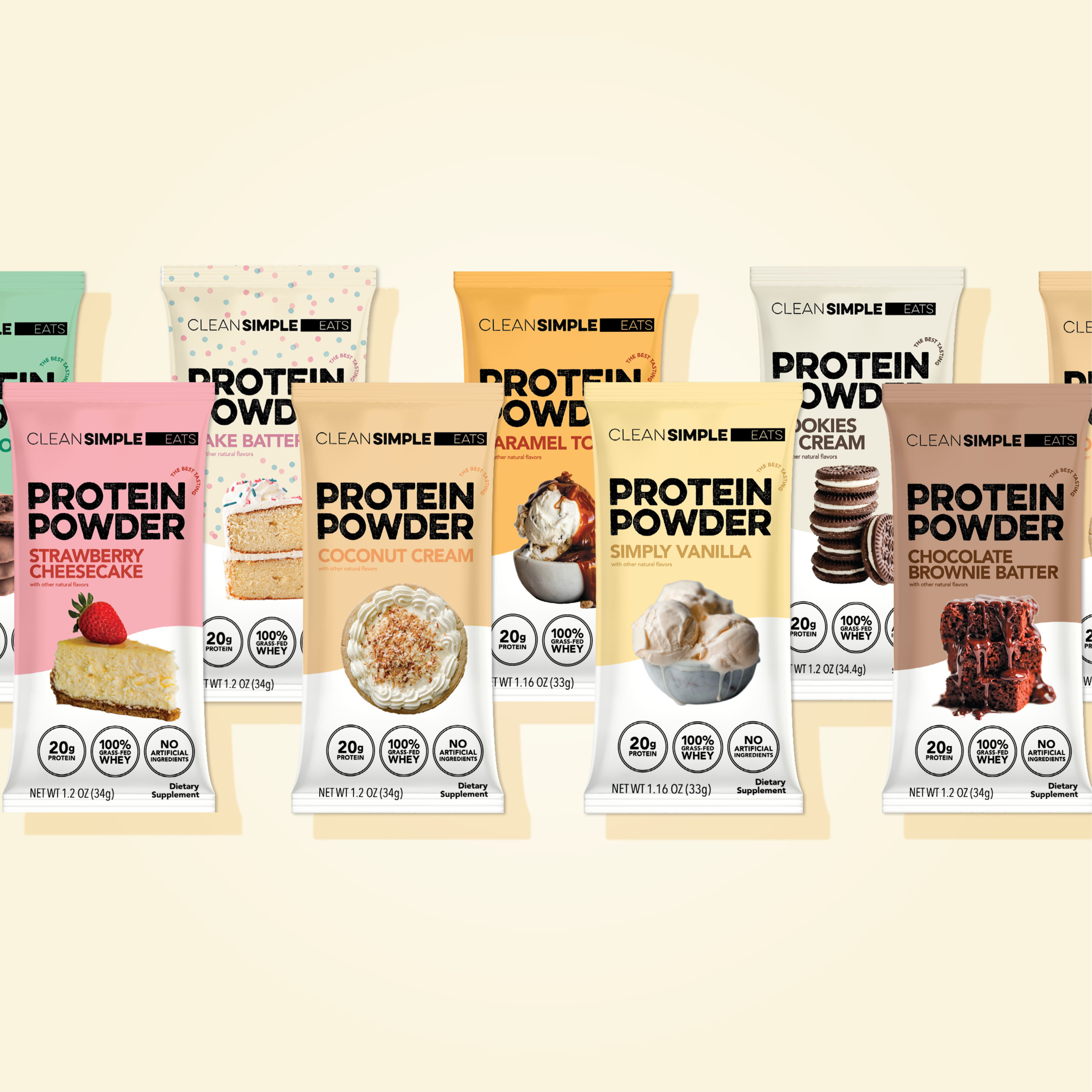 Clean Simple Eats 10-Flavor Variety Pack (10 Single Serving Stick Packs) - Image 4