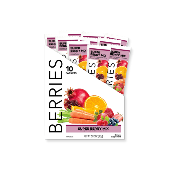 Clean Simple Eats Antioxidants: Super Berry Mix (10 Single Serving Stick Packs)