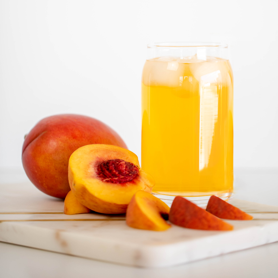 Clean Simple Eats Collagen: Peach Mango Super Collagen Mix (10 Single Serving Stick Packs) - Image 2